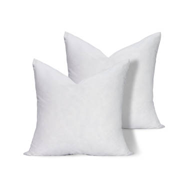 ComfyDown 95% Feather, 5% Down Square 100% Cotton Cover Decorative Pillow  Insert - Bed Bath & Beyond - 29227387