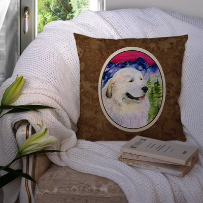 Coussin décoratif intérieur/extérieur great pyrenees