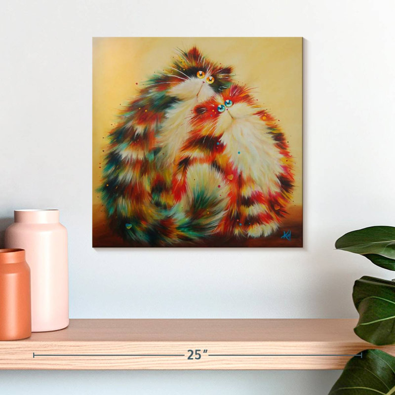 Brampt Felines For You, 16" H x 16" W