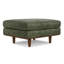Repose-pieds rembourré l 33 po avec pieds en bois massif Morrison-318146226