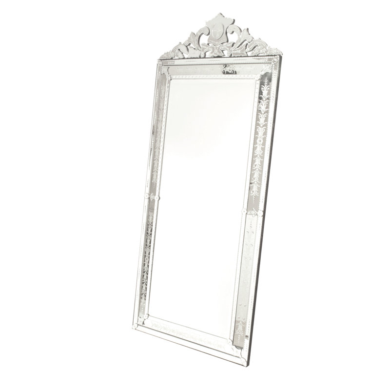 Dannya Glass Frame Rectangle Mirror