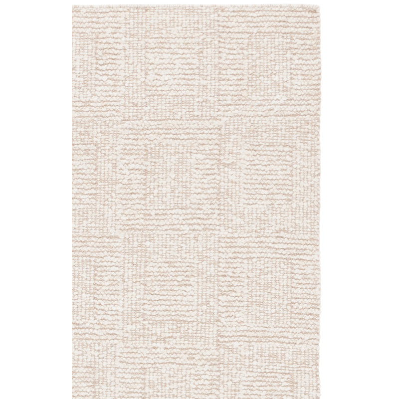 Manhattan Hand Woven Wool;Cotton Solid Color Rug, Rectangle 4' x 6'