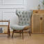 Fauteuil à oreilles capitonné Jeyshan-1393496044