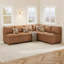 Banquette de coin modulaire avec rangement, banc de salle à manger rembourré pour 6 personnes, similicuir résistant aux égratignures-1243335306-1244521720