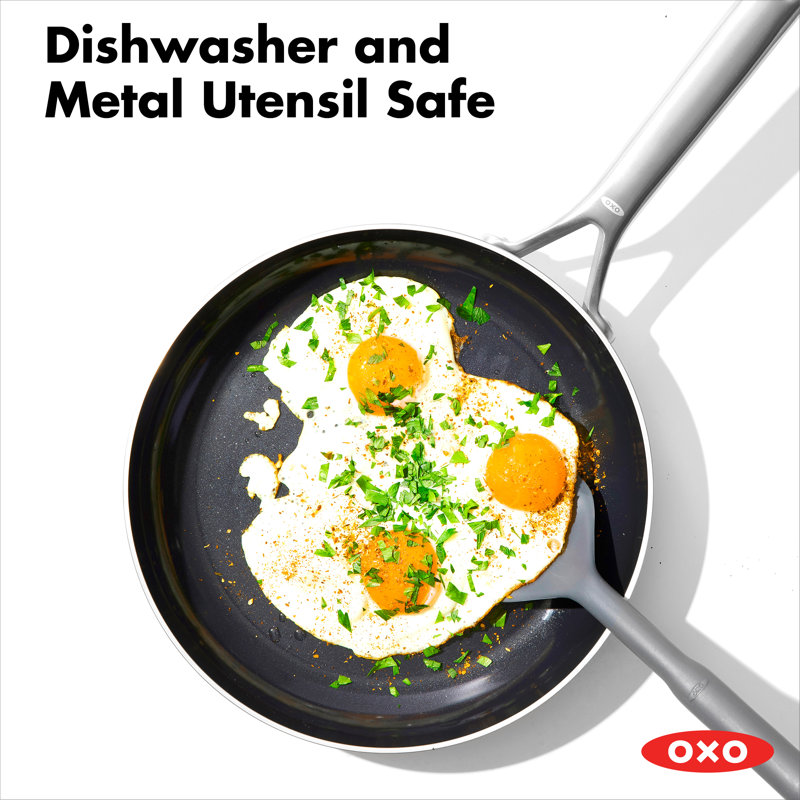 OXO Mira 3-Ply Stainless Steel Non-Stick Frying Pan, 8", 10.00" W