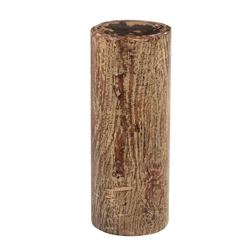 13'' H Solid Wood Candlestick