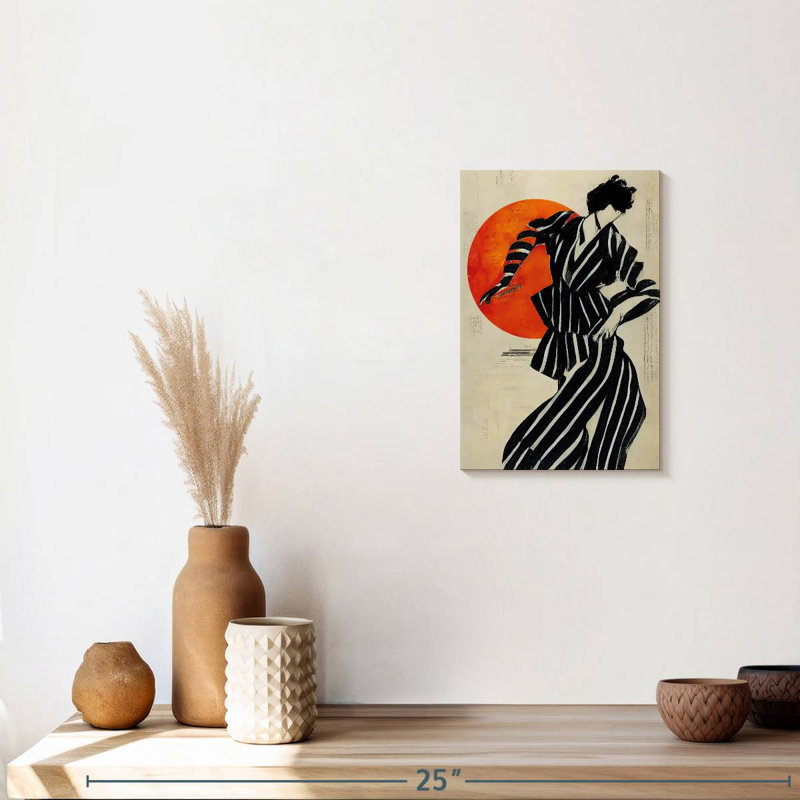 The Dancer At Sunset, 12" H x 8" W