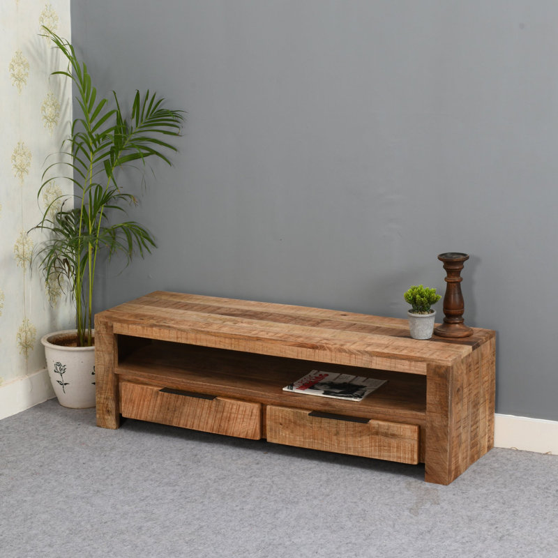 Rushin TV Stand for TVs up to 55", 40cm H x 130cm L x 40cm D