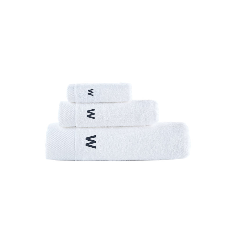 Dierks 3 pcs Towel Set, White, W
