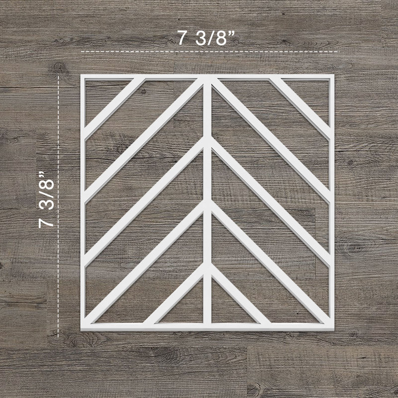 Genoa Wall Panel, 7.375" H x 7.375" W x 0.375" D