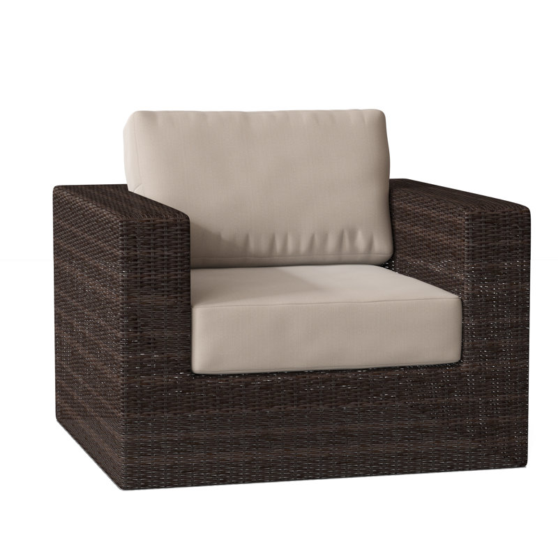 Chaise de patio pivotante avec coussins Montecito, Lin beige antique Sunbrella®