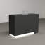 Modern Rectangular Manufactured Wood Reception Desk-129932446
