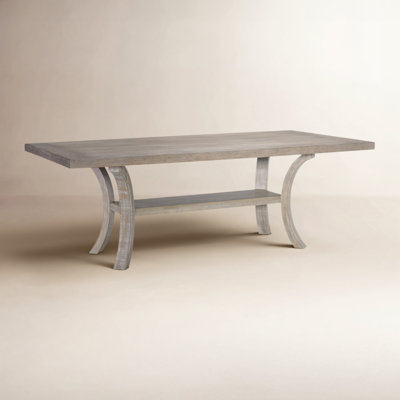 86" Oak Dining Table