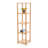 Apfelstadt Solid Wood Freestanding Bathroom Shelves