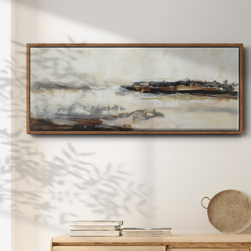 Joyful Horizon II - toile encadrée, H 20 po x l 50 po