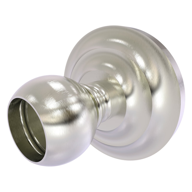 Écusson de rideau de douche leamore, Nickel satiné