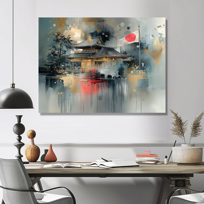 Modern Japan Kyoto Temples I - Japan Metal Wall Art For Living Room