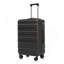 20 po / 24 po / 28 po 3 pièces / ensemble en valise à roulettes ABS, valise de cabine, couleur assortie, serrure à combinaison