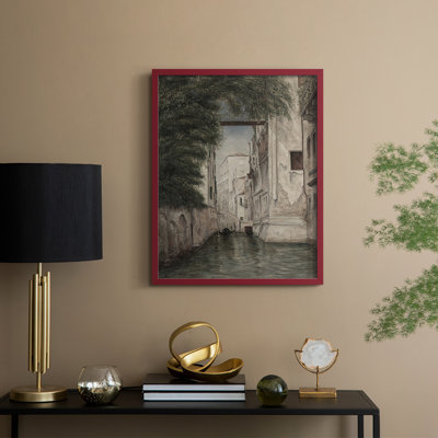 «Vintage Landscape CXL», reproduction encadrée - bois massif