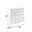 Commode 9 tiroirs, fabrication en bois de style moderne