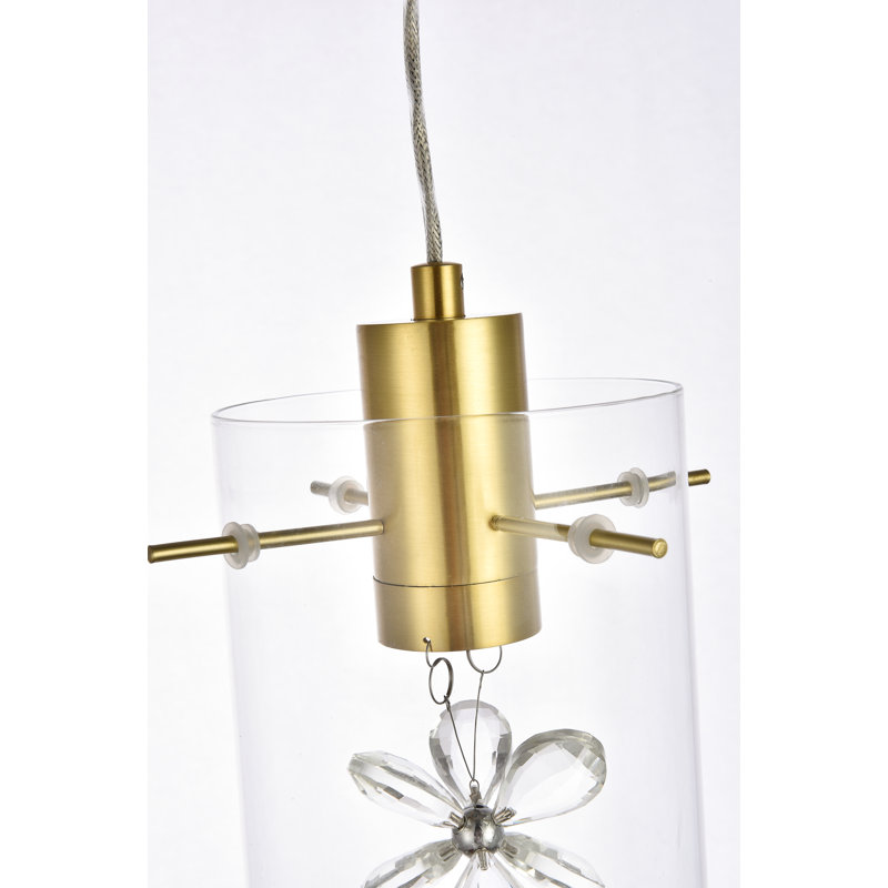 Denning 1 - Light LED Single Pendant, Gold