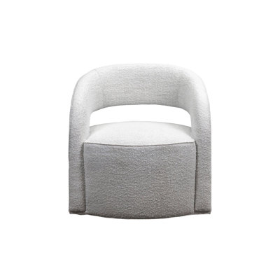 Shilah Upholstered Swivel Armchair
