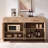 Elegant Arched 2-Drawer Cabinet: Versatile 3-In-1 Media Console, Sideboard & Dresser-1241012744