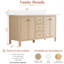 Meuble-lavabo double 60 po Kingsley