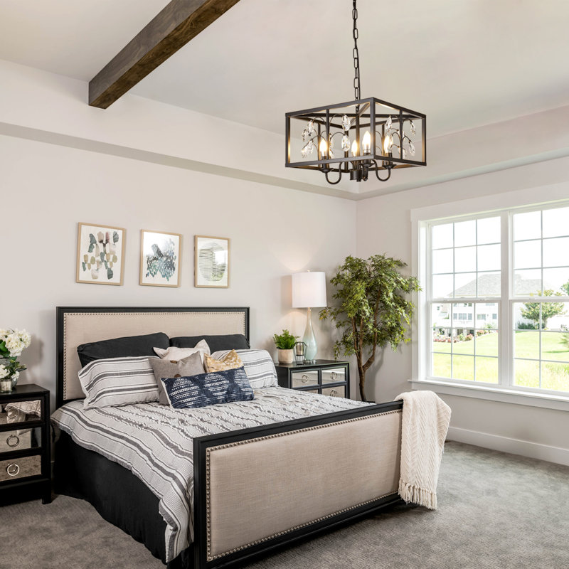 Jakeem 4 - Light Dimmable Square / Rectangle Chandelier