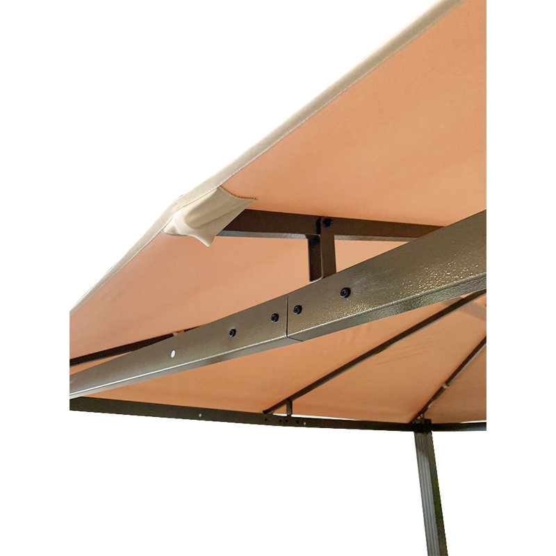 Beige Whisper Polyester Replacement Canopy for 10 x 12 Gazebo