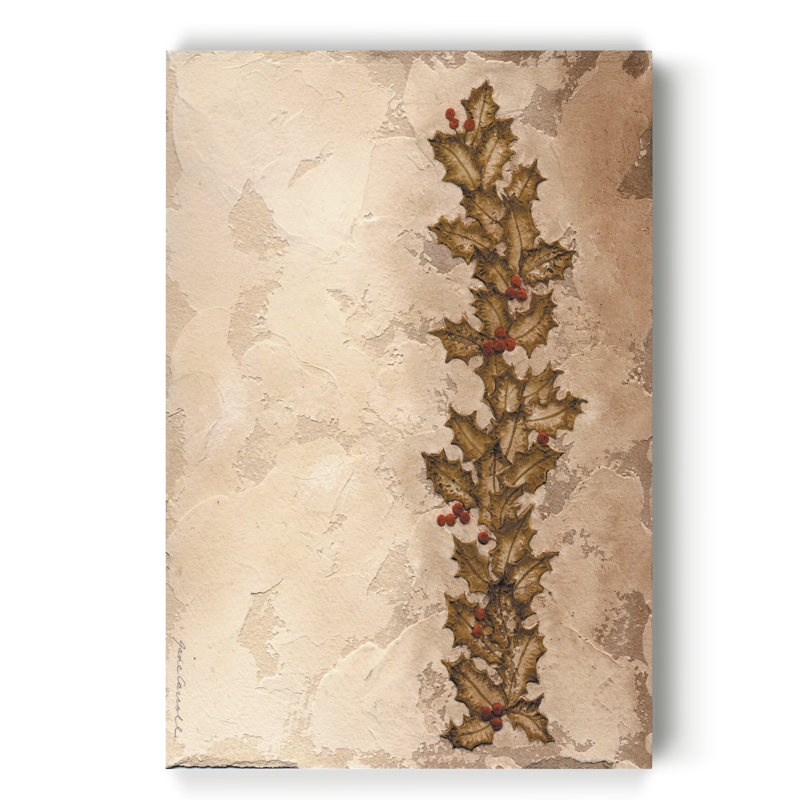 Holly Garland - reproduction d'art sur toile, H 20 po x l 16 po x P 1 po