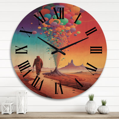 Provenzano Solid Wood Wall Clock