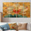 Ophion - ensemble d'art mural 4 pièces orchidées-106161142