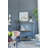 3-Tier Metal Console Table With Mirrored Shelf