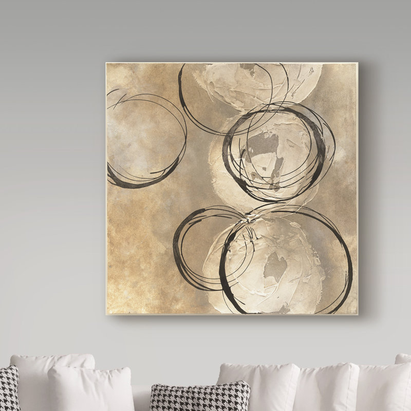 « circle », reproduction sur toile tendue, H 14 po x l 14 po x P 2 po