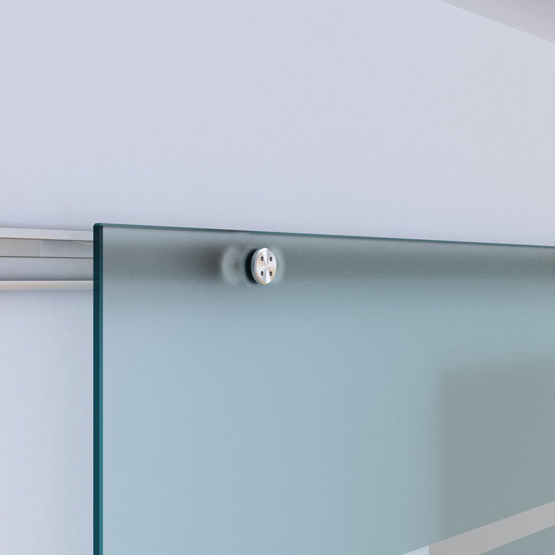 Cousins Glass Sliding Door, 205cm H x 77.5cm W x 0.8cm D
