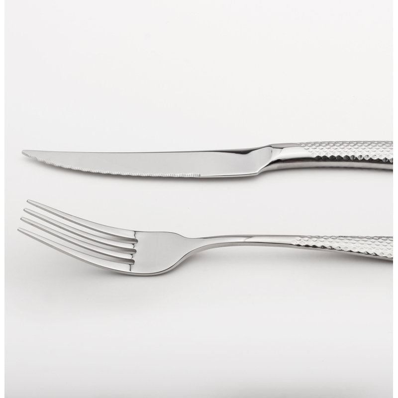 Steak Cutlery Set Stainless Steel 18/8 Catering Palace 4pc Set