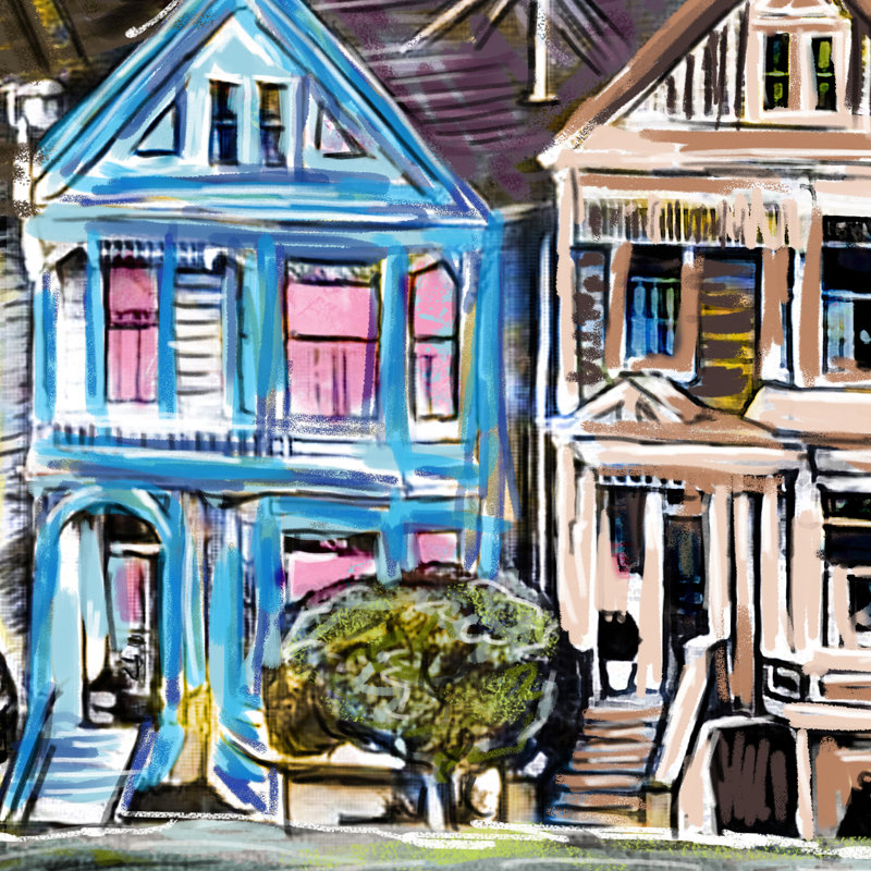 San Francisco, impression de qualité photo, H 24 po x l 36 po x P 0,1 po