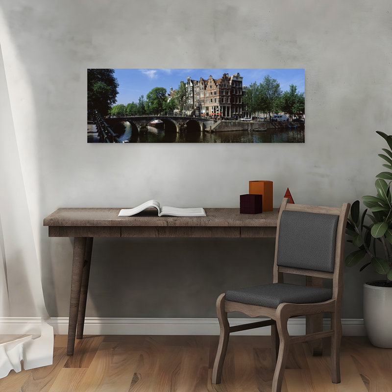 Amsterdam Holland Netherlands by Murat Taner - Wrapped Canvas Panoramic Print, 30.48 cm H x 91.44 cm W