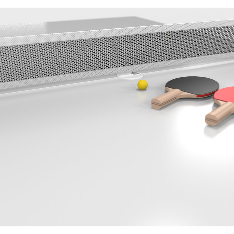 EYHOV Sport Conference Ping Pong Table, White Matte - Storm Grey