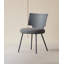 Chaise de salle à manger rembourrée en plastique moderne et simple-1375754580