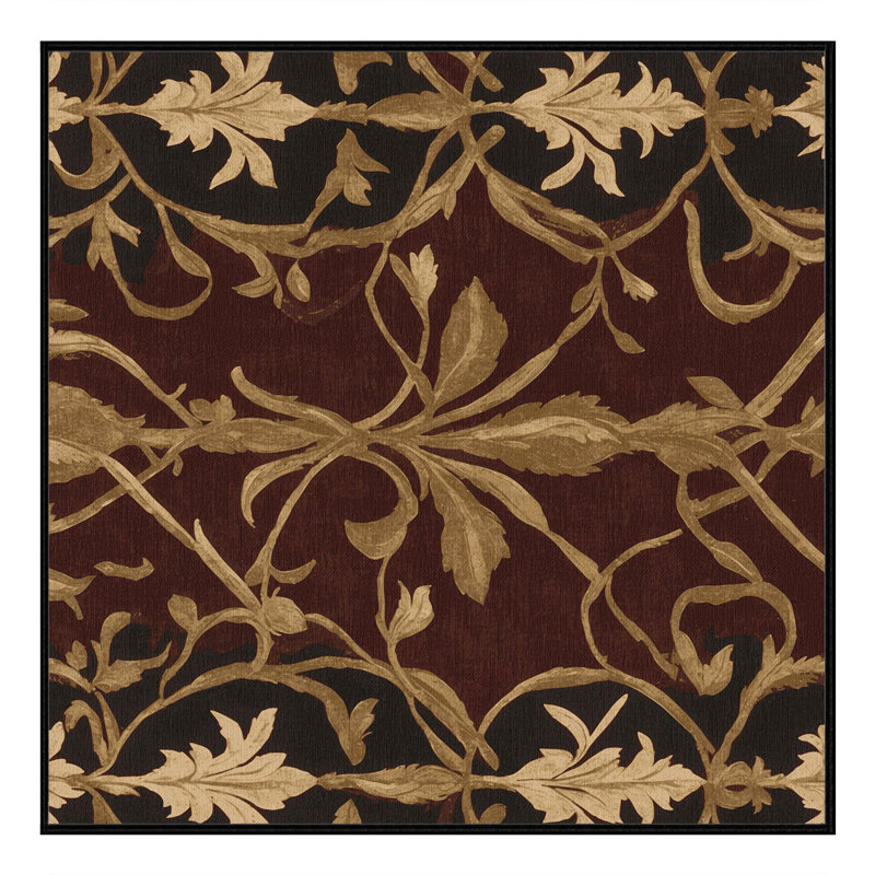 Palatial Garden Rug, Square 5'