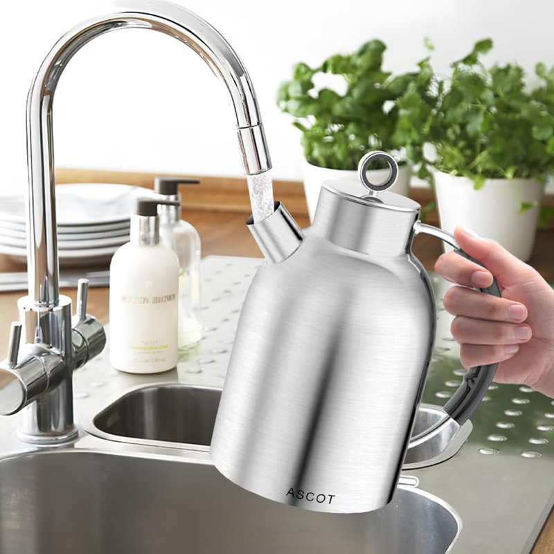 1.5L 1500W Electric Kettle, Silver
