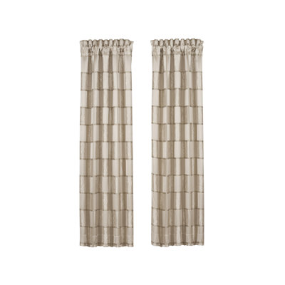 Brando - Flax 84" Window Panel Pair