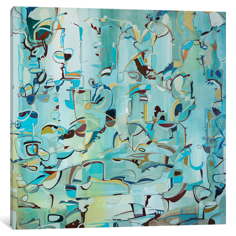 « carnival ii », impression sur toile tendue, H 18 po x l 18 po x P 1,5 po
