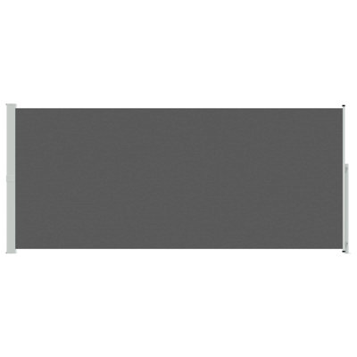 vidaXL Patio Retractable Side Awning 78.7"x236.2" Cream