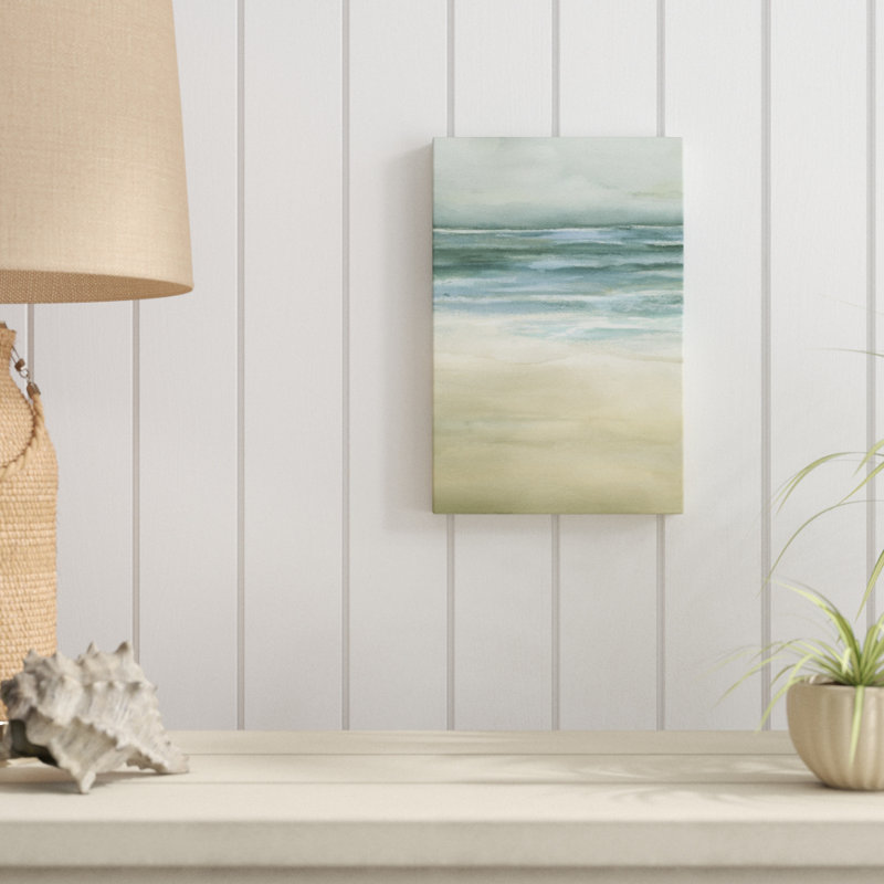 Tranquil Sea II 1 Piece Painting on Canvas, 30cm H x 20cm W, Wrapped Canvas