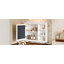 Armoire à pharmacie murale 36 po x 28 po avec miroir et tablette réglable, solution de rangement moderne pour salle de bain