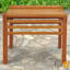 Samoa Rectangular Eucalyptus Outdoor Side Table , 55cm cm W 45cm cm D
