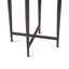 Mumbai 17" Side Table in Grey Septarian with Iron Base